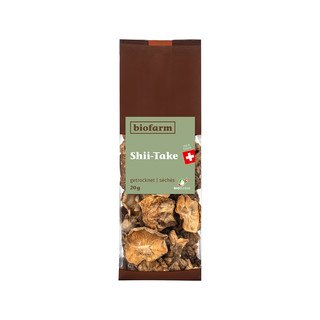 Biofarm Shii-Take-Pilze, Bio Knospe Schweiz 20g