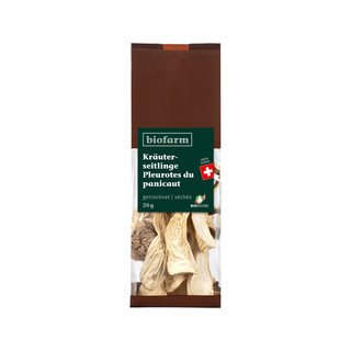 Biofarm Kräuterseitlinge getrocknet, Bio Knospe Schweiz 20g