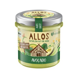 Allos aufs Brot Avocado, EU Bio 140ml