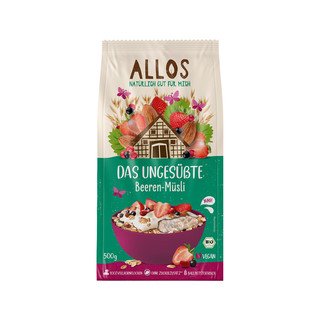 Allos Das ungesüsste Beeren-Müsli, EU Bio 500g