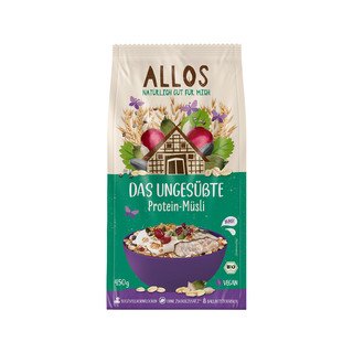 Allos Das ungesüsste Protein-Müsli, EU Bio 450g