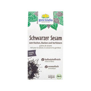 Govinda Schwarzer Sesam, EU Bio 200g