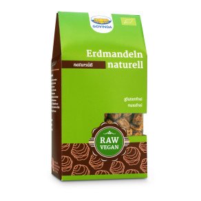 Govinda Erdmandeln naturell, ganz und geröstet, EU Bio 250g