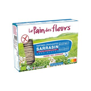 Le Pain des Fleurs Blumenbrot Buchweizen ohne Zucker und Salz, EU Bio 300g