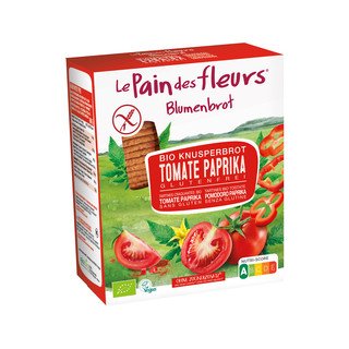 Le Pain des Fleurs Blumenbrot Aperitif Tomaten - Paprika, EU Bio 150 g