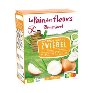 Le Pain des Fleurs Blumenbrot Apéro Zwiebeln, EU Bio 150 g