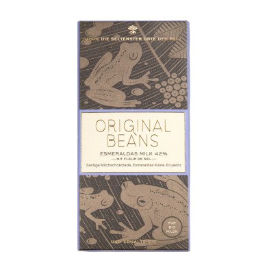 Original Beans Esmeraldas Milk Milch Schokolade (42%), EU Bio 70g