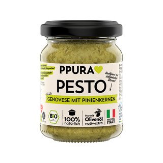 PPura Pesto Genovese mit Pinienkernen, CH Bio 120 ml