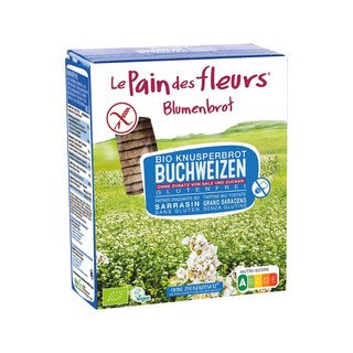 Le Pain des Fleurs Knusprige Buchweizen-Schnitten, ohne Zuckerzusatz und Salz, EU-Bio 150 g