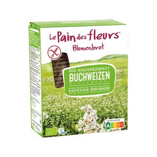 Le Pain des Fleurs Knusprige Buchweizen-Schnitten mit Salz, EU-Bio 150 g