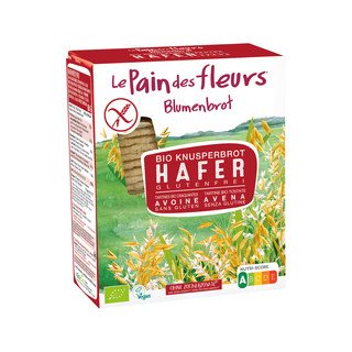 Le Pain des Fleurs Knusprige Hafer-Schnitten, EU Bio 150 g