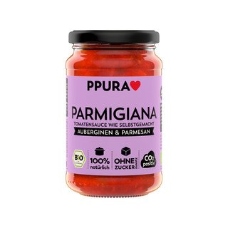 PPura Sugo Parmigiana mit Auberginen, CH Bio 340ml