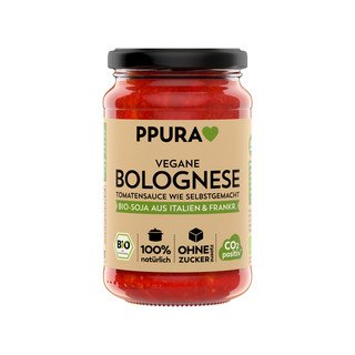 PPura Sugo Vegane Bolognese, CH Bio 340 ml