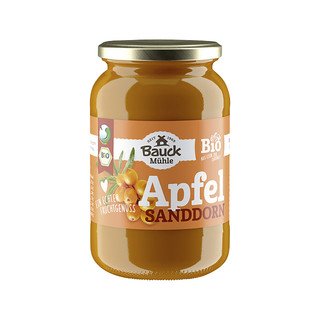 Bauck Mühle Apfelmus-Sanddorn, EU Bio 360g