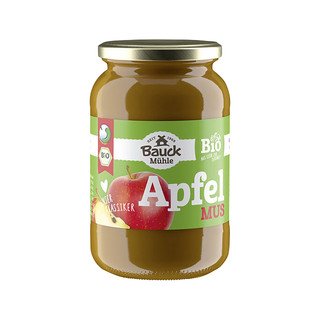 Bauck Mühle Apfelmus, EU Bio 360ml