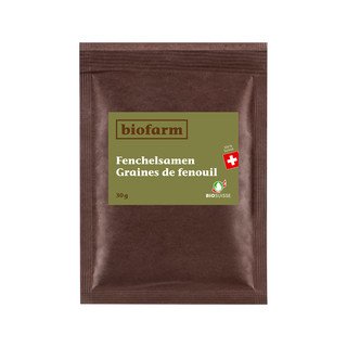 Biofarm Fenchelsamen, Nachfüllbeutel, Bio Knospe Schweiz 30g