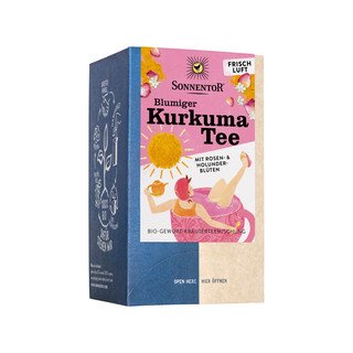 Sonnentor Blumiger Kurkuma Tee, Gewürztee, EU Bio 18 Btl