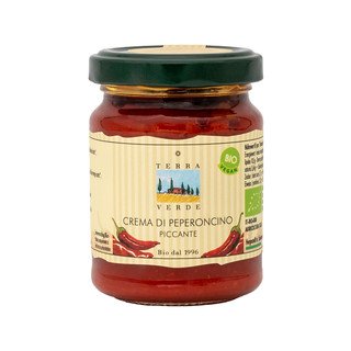 Terra Verde Scharfe Paprikacreme, EU-Bio 120 ml