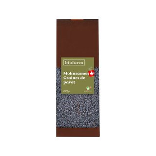 Biofarm Mohnsamen, Bio Knospe Schweiz 200g