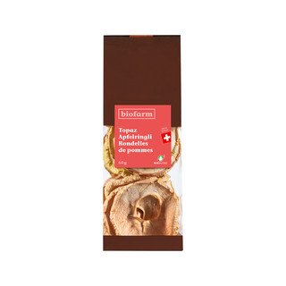 Biofarm Apfelringli Topaz, Bio Knospe Schweiz 60g