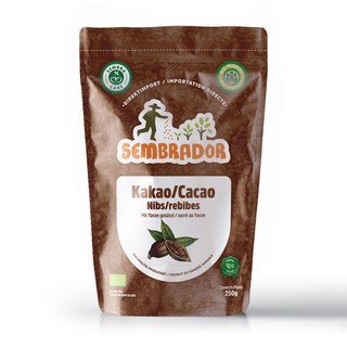 Sembrador Kakao Nibs mit Yacon gesüsst, EU Bio 250g