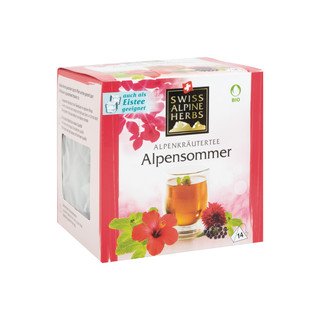 Swiss Alpine Herbs Alpensommer, Kräutertee, Bio Knospe 14 Btl