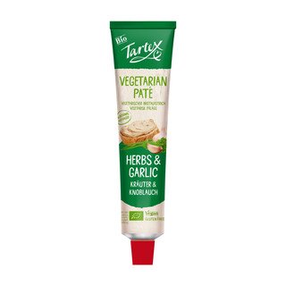 Tartex Aufstrich Kräuter und Knoblauch, EU Bio 200g