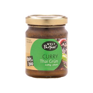 Welt Partner Currypaste Thai Grün, EU Bio / FLO-Fairtrade 125ml
