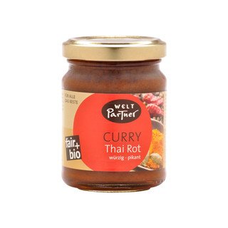 Welt Partner Currypaste Thai rot, EU Bio / FLO-Fairtrade 125ml