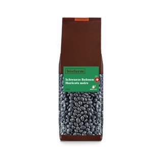 Biofarm Schwarze Bohnen CH, Bio Knospe Schweiz 500g