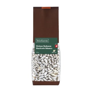 Biofarm Weisse Bohnen, Bio Knospe Schweiz 500g