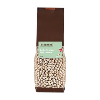 Biofarm Gelbe Erbsen, Bio Knospe Schweiz 500g