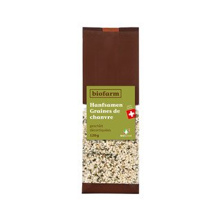 Biofarm Hanfsamen geschält CH, Bio Knospe Schweiz 120g