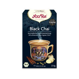 Yogi Tea Black Chai, Gewürztee, EU Bio 17 Btl