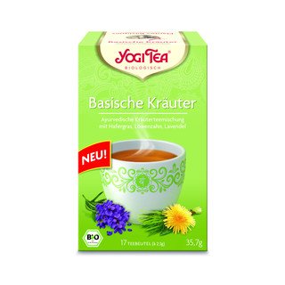 Yogi Tea Basische Kräuter, Kräutertee, EU Bio 17 Btl