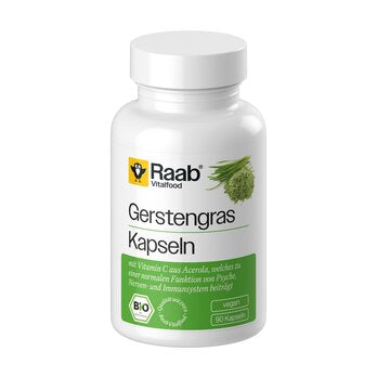 RAAB VITALFOOD Capsules de Pousses d'orge 90 Capsules