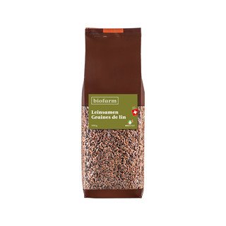 Biofarm Leinsamen CH, Bio Knospe Schweiz 500g