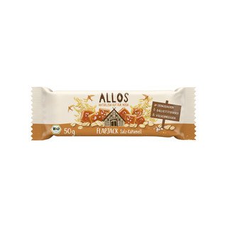 Allos Hafer Flapjack Salz-Karamell, EU Bio 50g