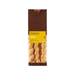 Biofarm Flûtes mit Senfkörnern, Bio Knospe 120g