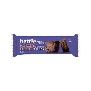 Bett'r Haselnussmus -Schokoladen-Cups, EU Bio 39g