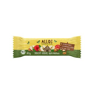 Allos Fruchtschnitte Apfel-Walnuss, EU Bio 40g