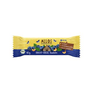 Allos Fruchtschnitte Blaubeere, EU Bio 40g