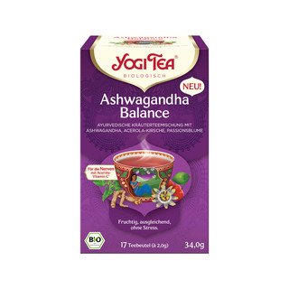 Yogi Tea Ashwagandha Balance, Gewürztee, EU Bio 17 Btl
