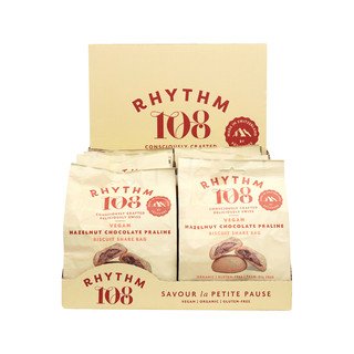 Rhythm 108 Hazelnut Chocolate Praline Biscuit, CH Bio 135g