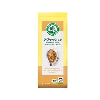 Lebensbaum 5 Spices Chinese Cuisine, Spice Blend, EU Organic 40g