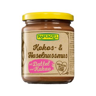Rapunzel Kokos & Haselnussmus mit Dattel und Kakao, EU Bio 250g