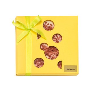 Emmentaler Bakery Chocolate Quadro with Raspberry White, CH Organic 80 g in an 80-pack