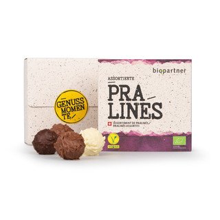 Bio Partner Pralinés assortiert vegan, 4 Stück, CH Bio 45g