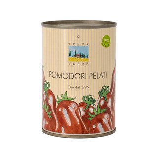 Terra Verde Pelati-Tomaten aus der Dose Terra Verde, EU-Bio 400 ml
