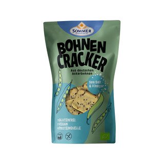 Sommer Bohnen Cracker Sea-Salt & Vinegar, glutenfrei, EU Bio 100g